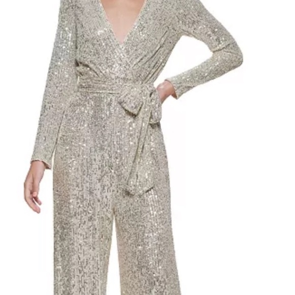 Eliza J Sequin Jumpsuit - Picture 3 of 13